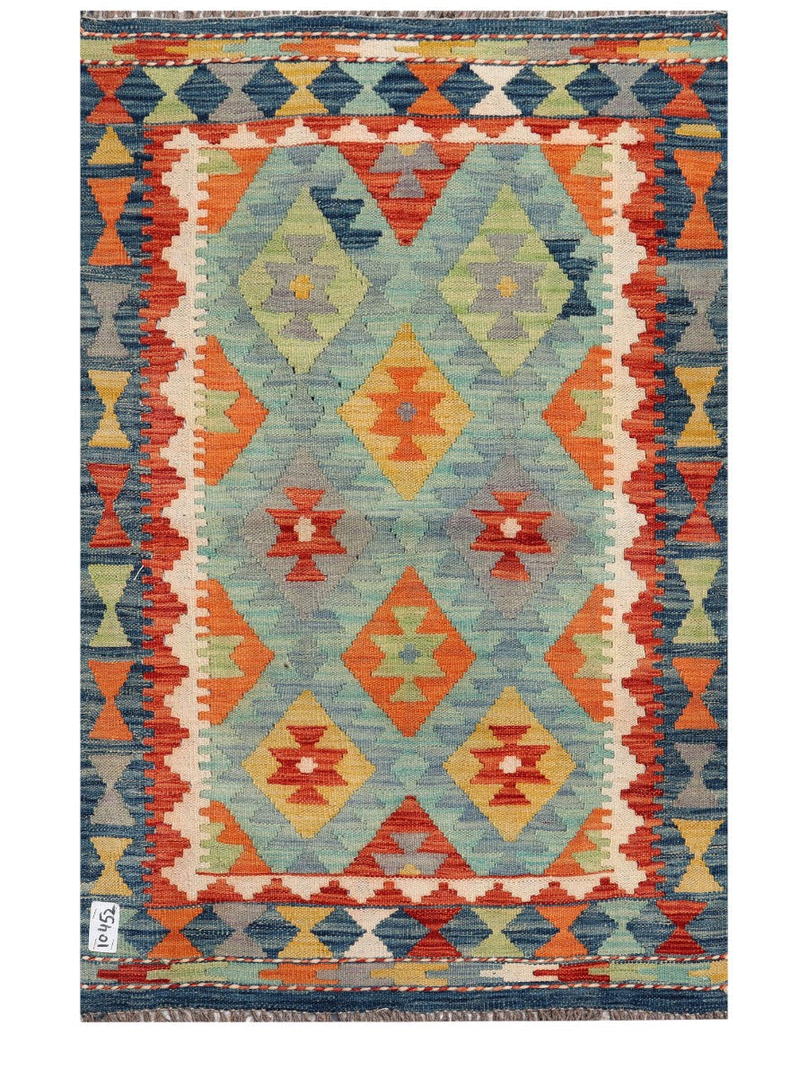 Maimana Afghanistan Kilim Rug - 121 x 80 cm-0