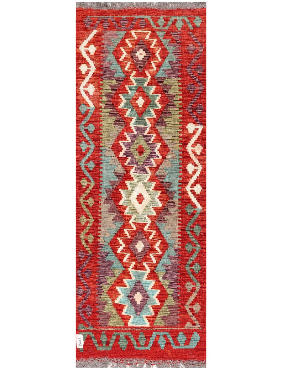 Maimana Afghanistan Kilim Rug - 165 x59 cm