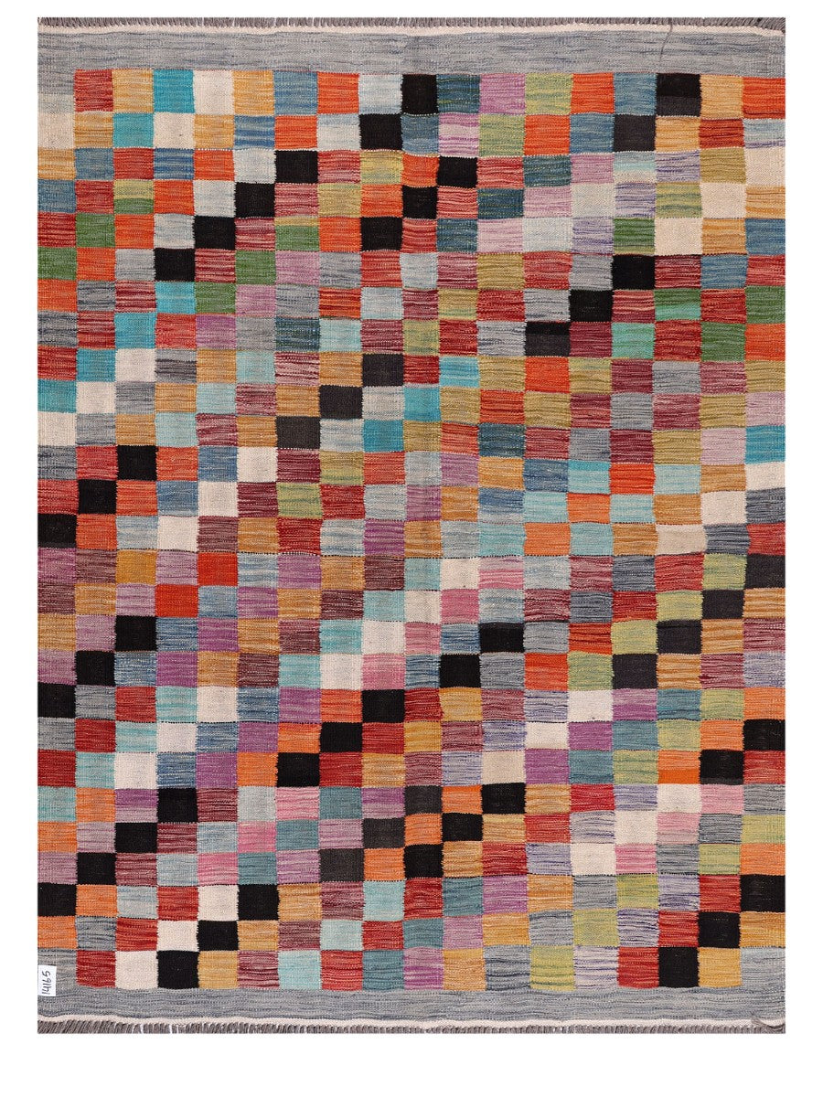 Maimana Afghanistan Kilim Rug - 200 x151 cm-0