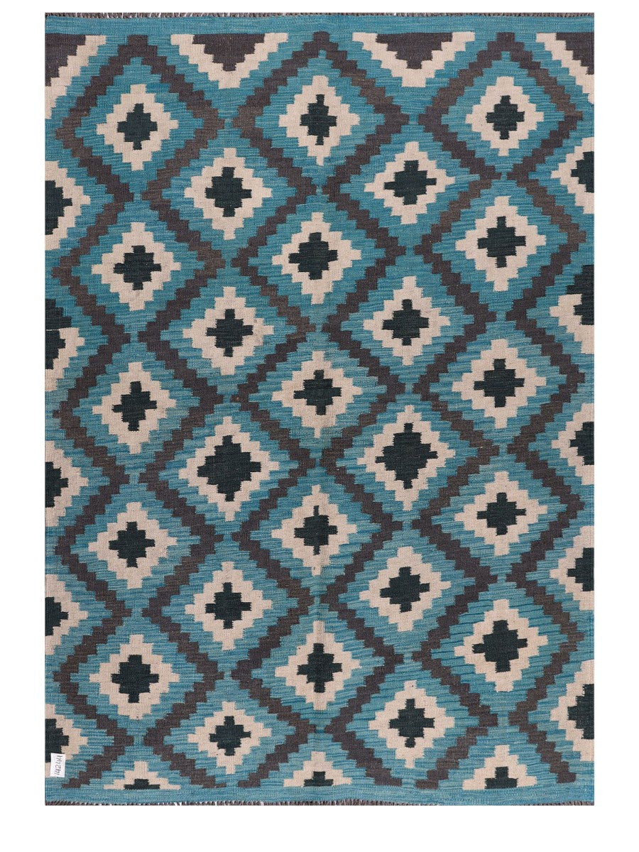 Maimana Afghanistan Kilim Rug - 208 x149 cm-0