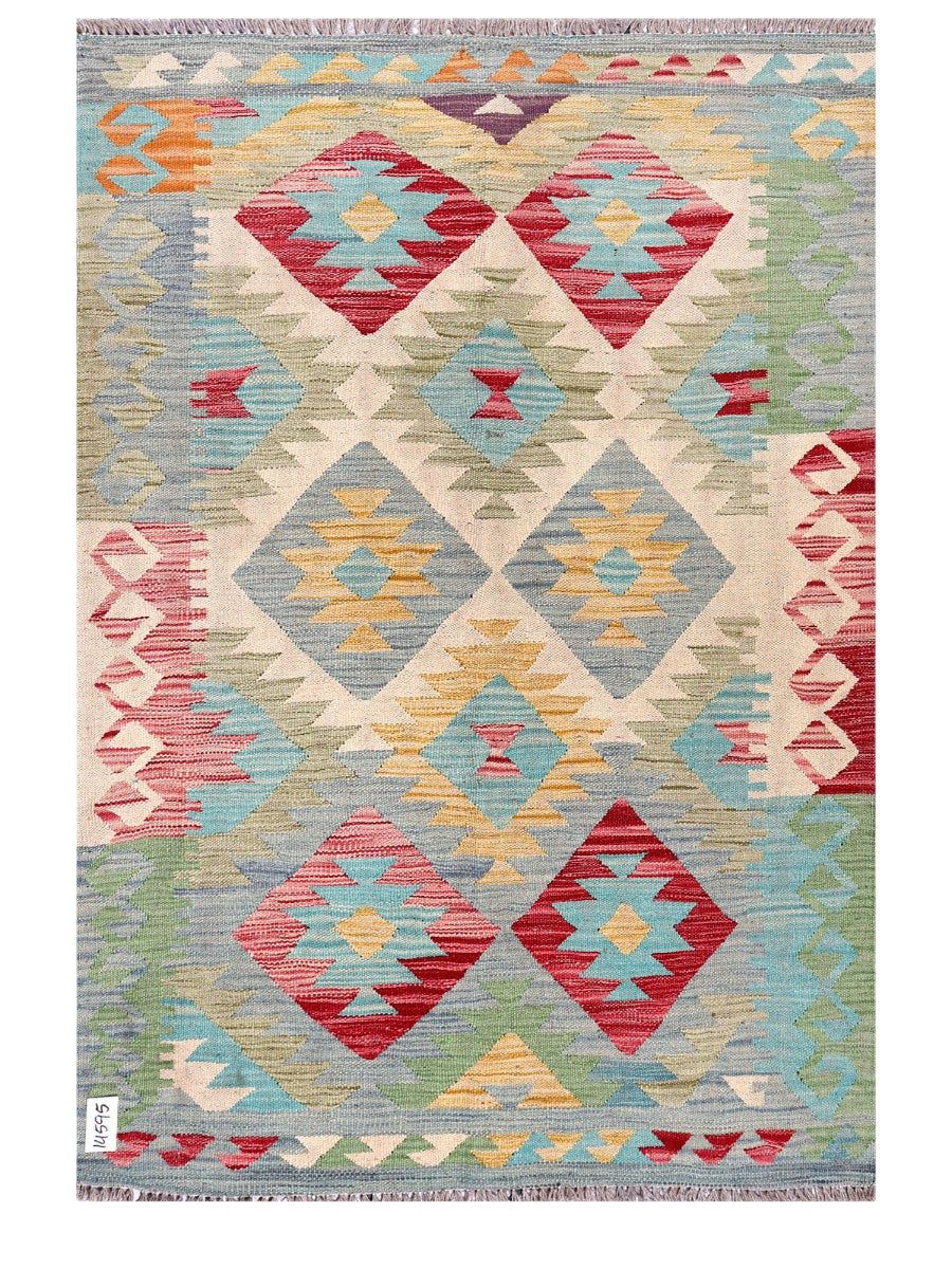 Maimana Afghanistan Kilim Rug - 149 x104 cm-0