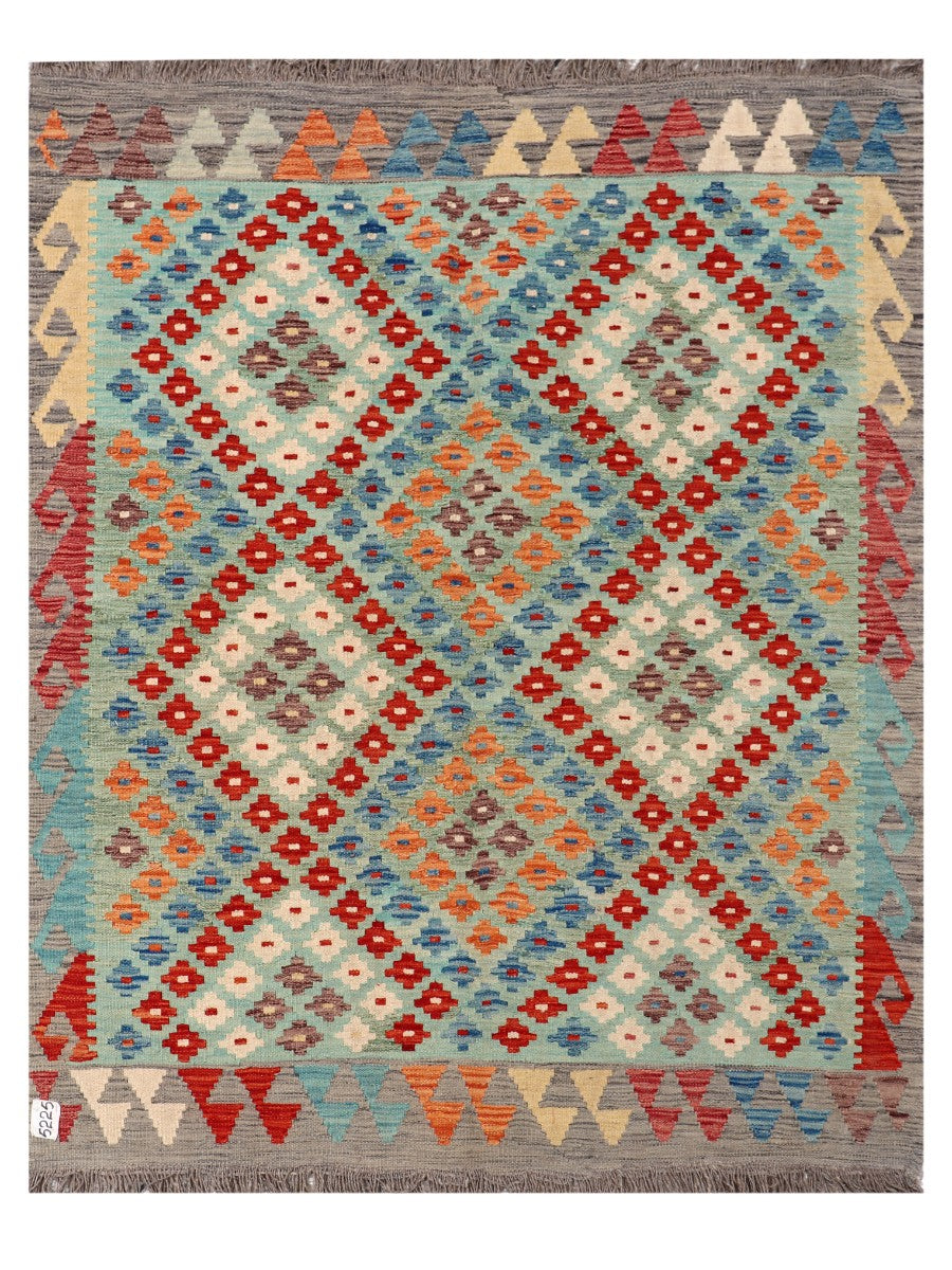 Maimana Afghanistan Kilim Rug - 190 x153 cm-0