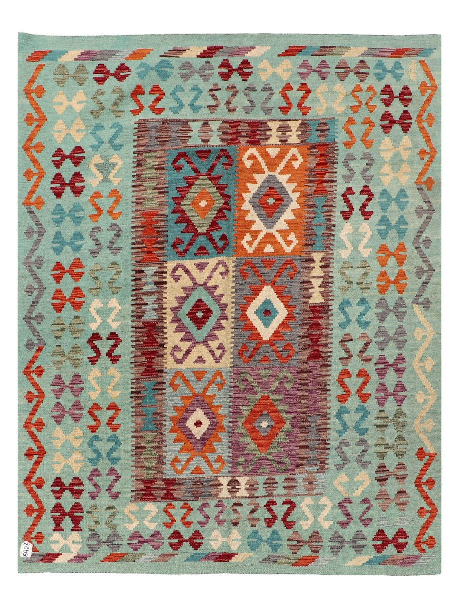 Maimana Afghanistan Kilim Rug - 202 x152 cm-0