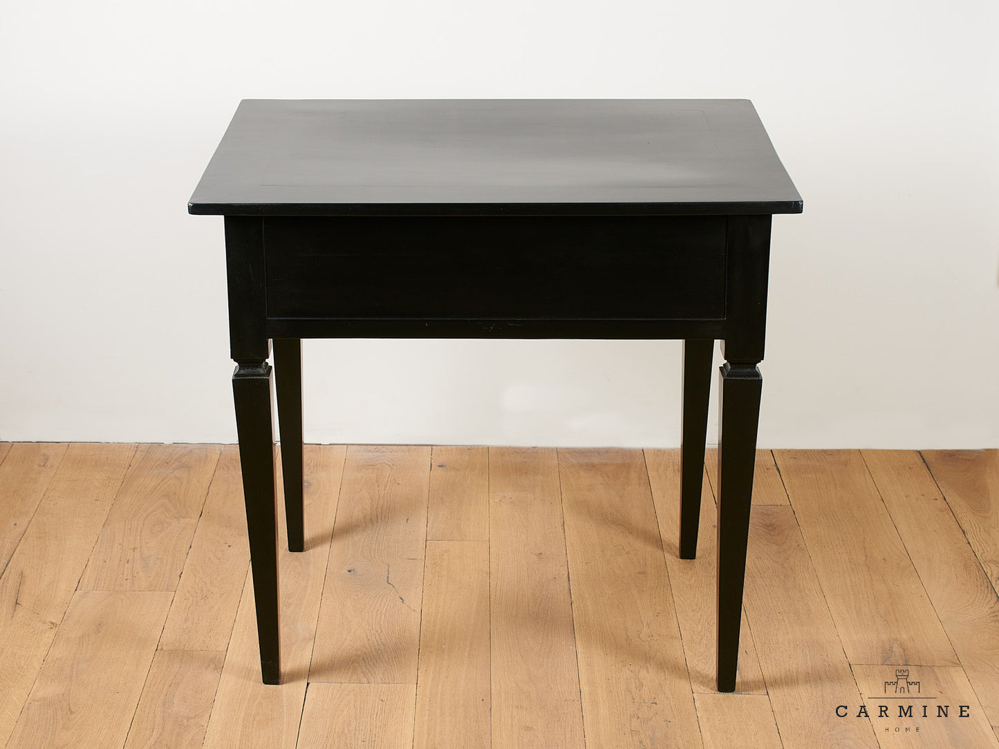Black dining table