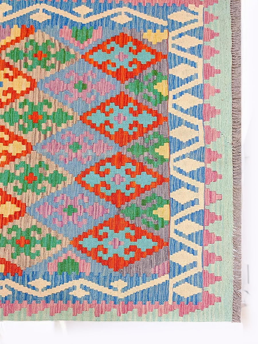 Maimana Afghanistan Kilim Rug - 173 x 130 cm-4