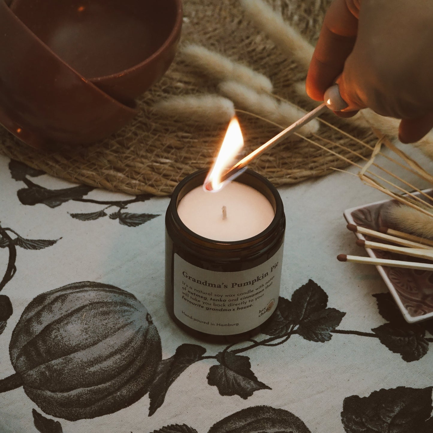 Grandma's Pumpkin Pie Herbst-Duftkerze-2