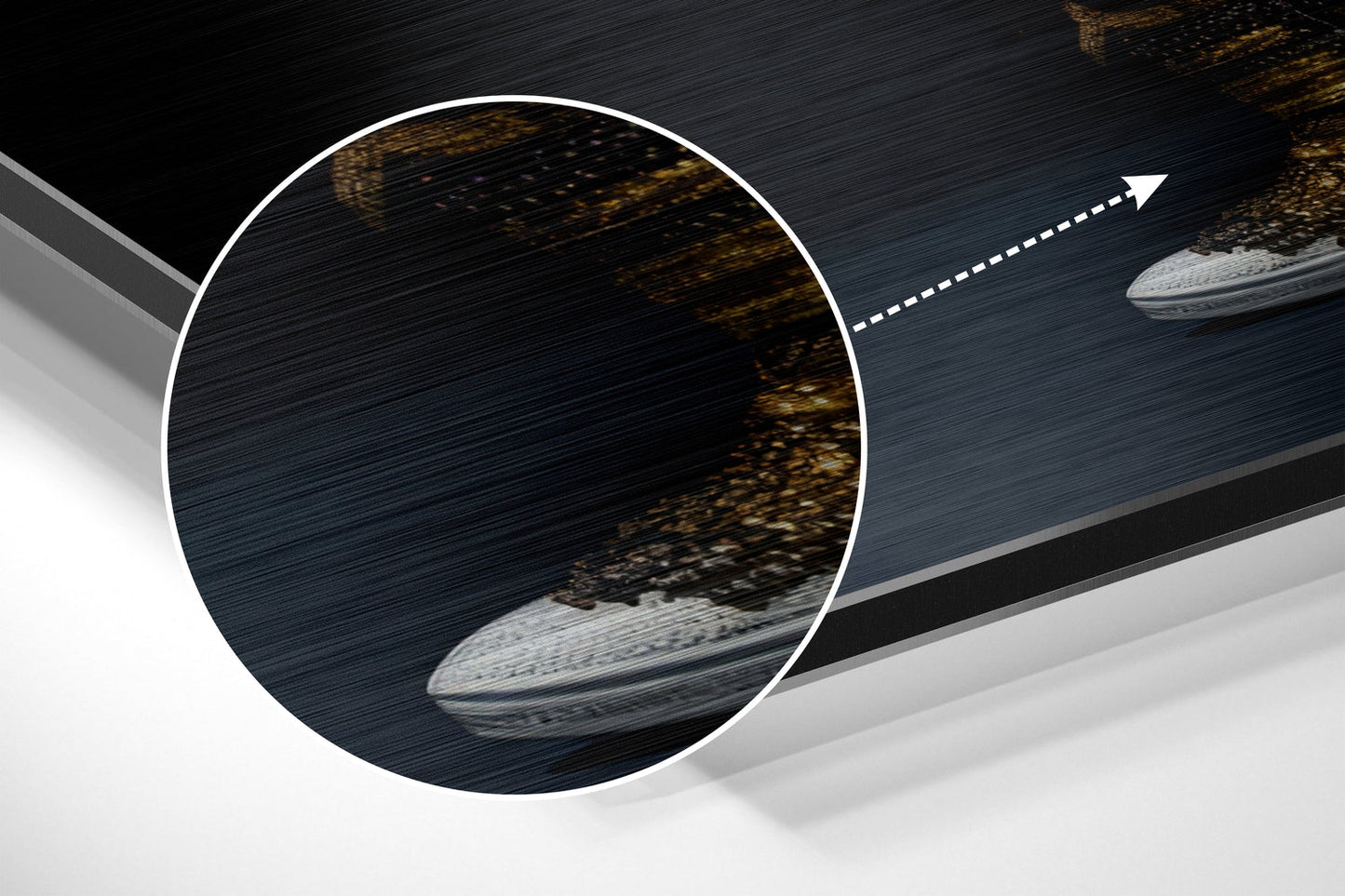 Stylish Ape Brushed Aluminum Dibond Wall Art-2