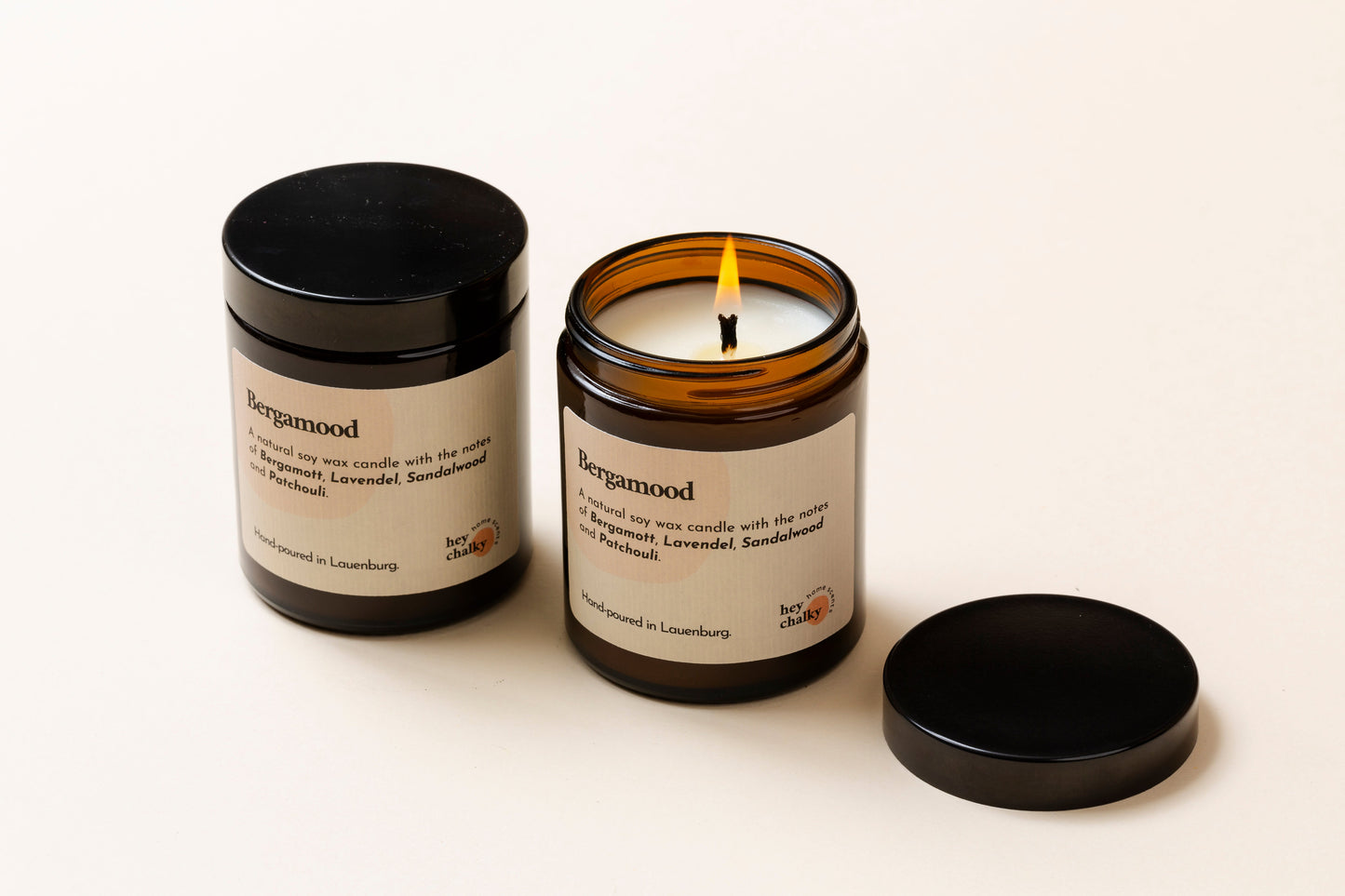 Bergamotte Duft 155g Naturkerze-4