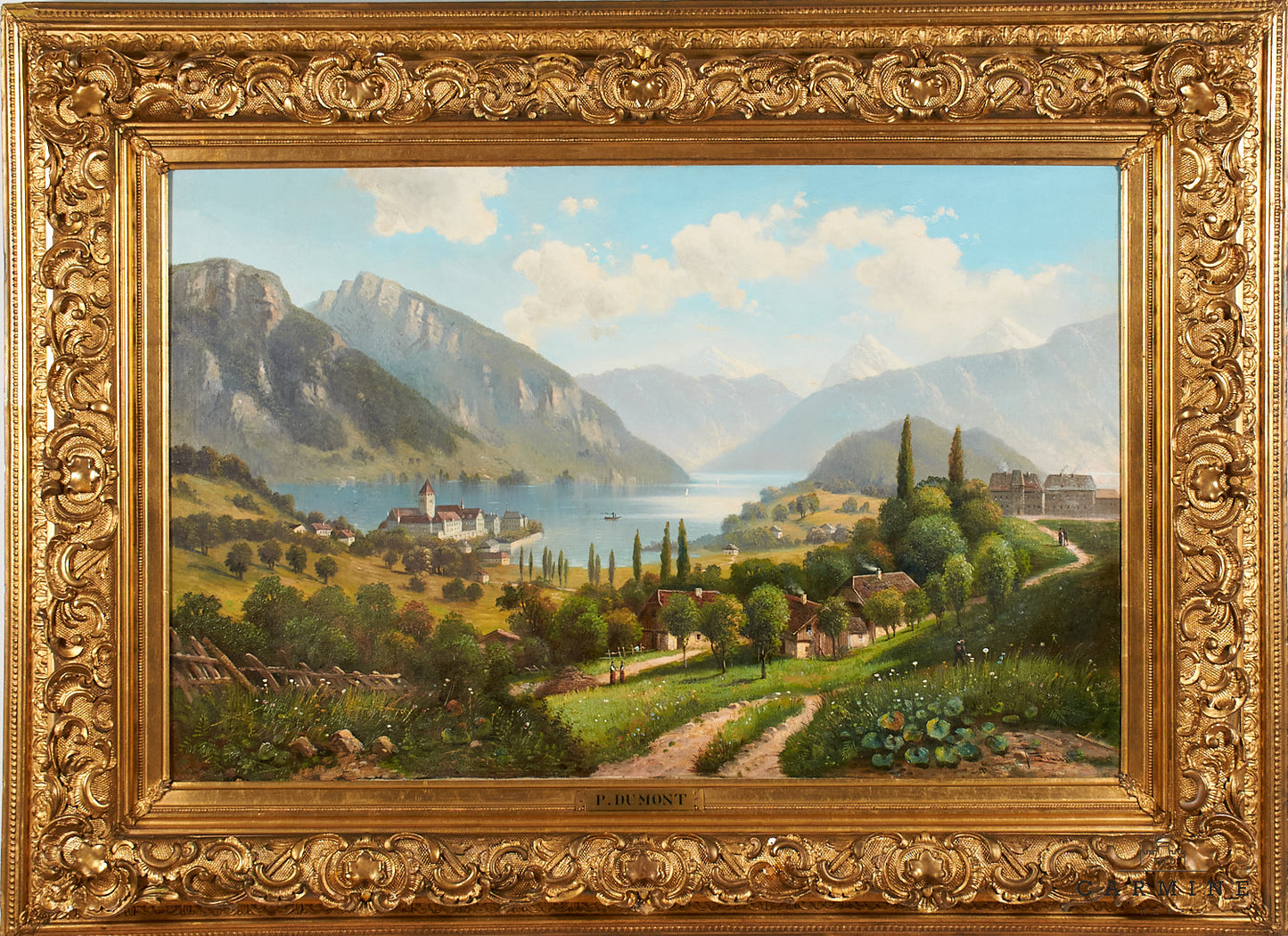 P. Dumont, Öl auf Leinwand