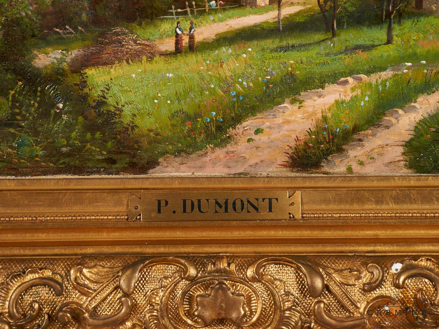 P. Dumont, Öl auf Leinwand