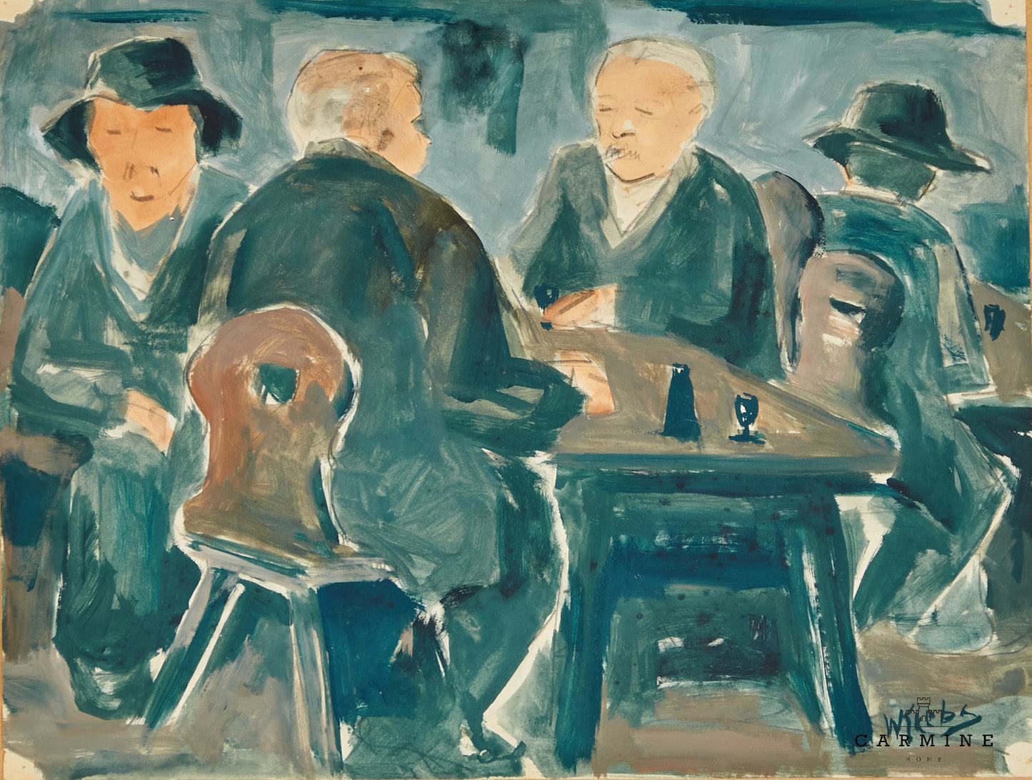Walter Krebs (1900-1960), Gouache