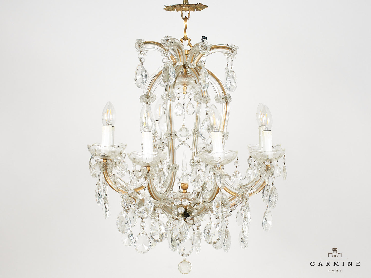 Lustre 8 flammes "Maria Theresia"