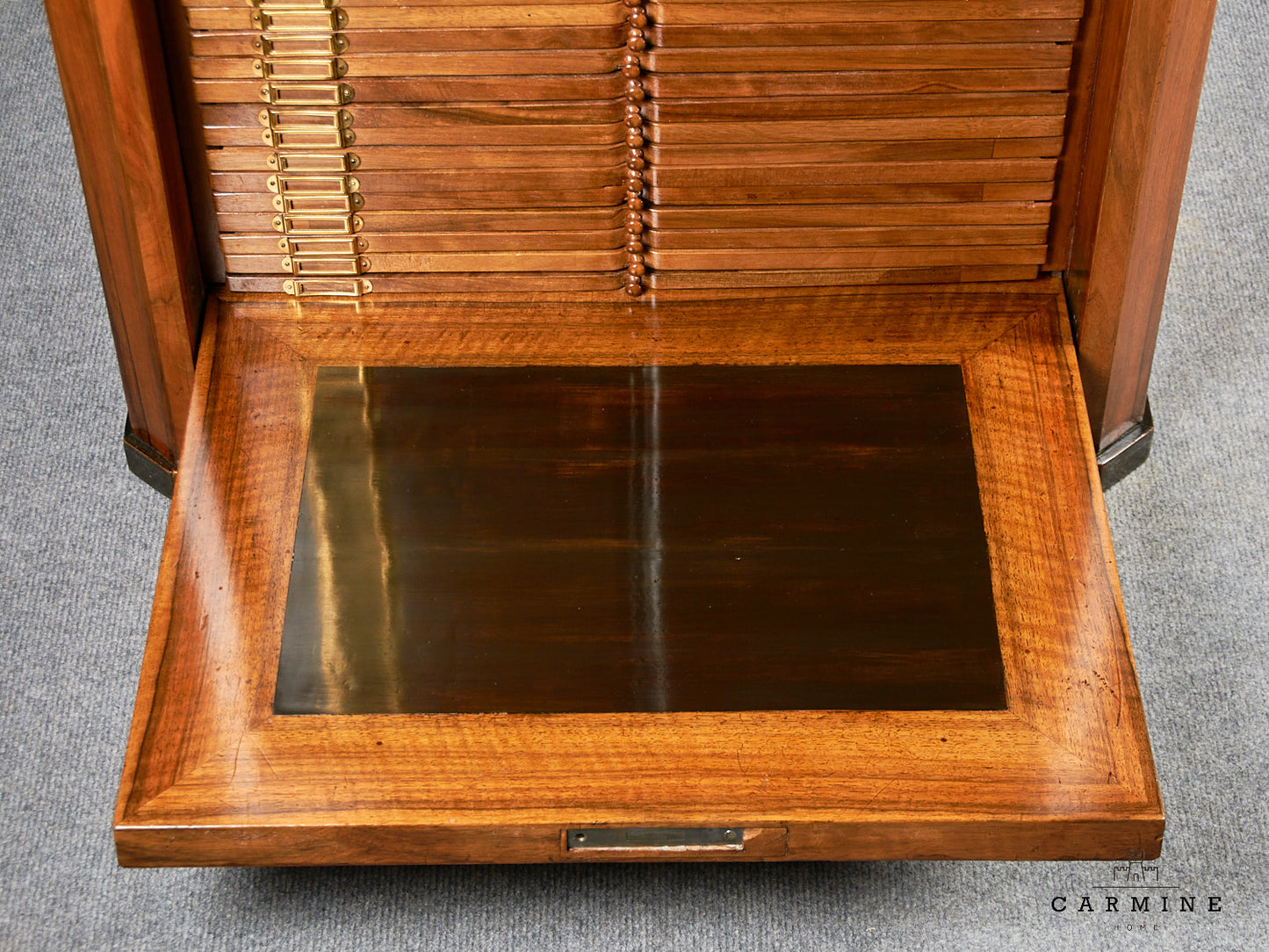 Armoire à monnaie, Biedermeier vers 1840, fraîchement restaurée