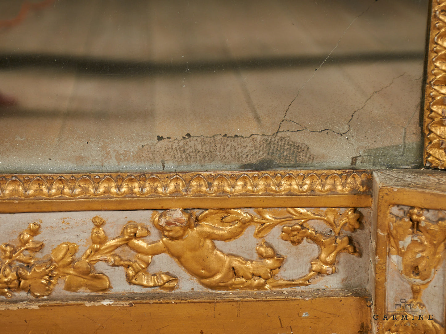Grand miroir Louis Seize vers 1790