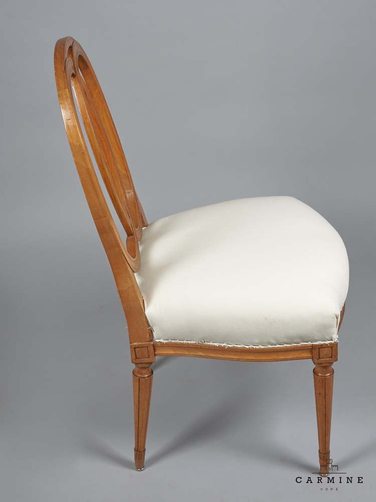 Série de 6 chaises, Louis XVI - probablement Berne, vers 1780