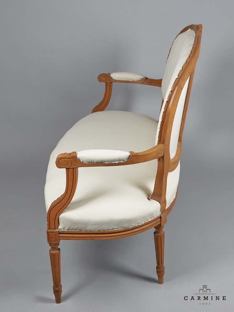 Seating group, Louis XVI - sofa and two armchairs, France, around 1880