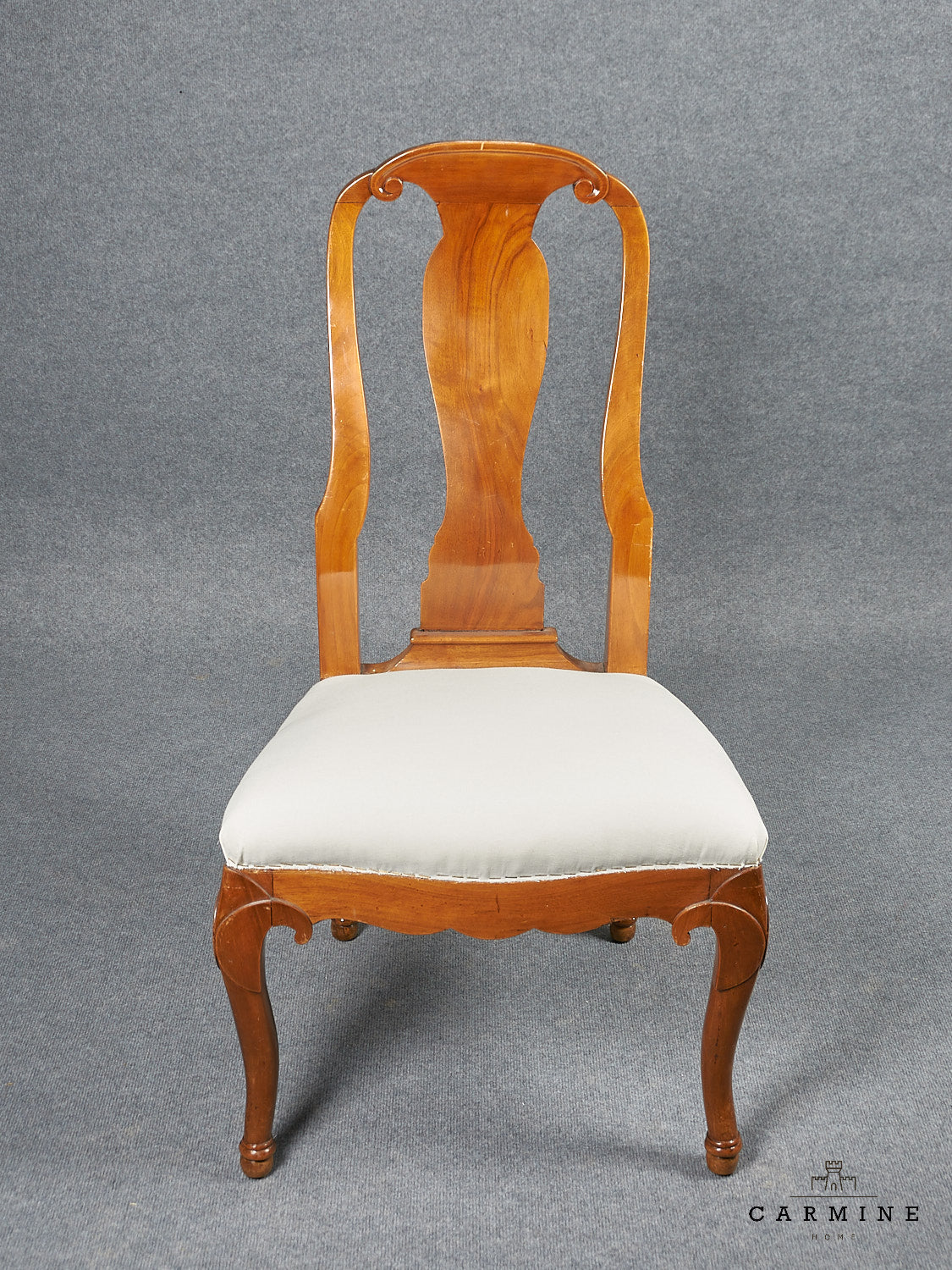 1 pair of Bernese tongue chairs, 18th century