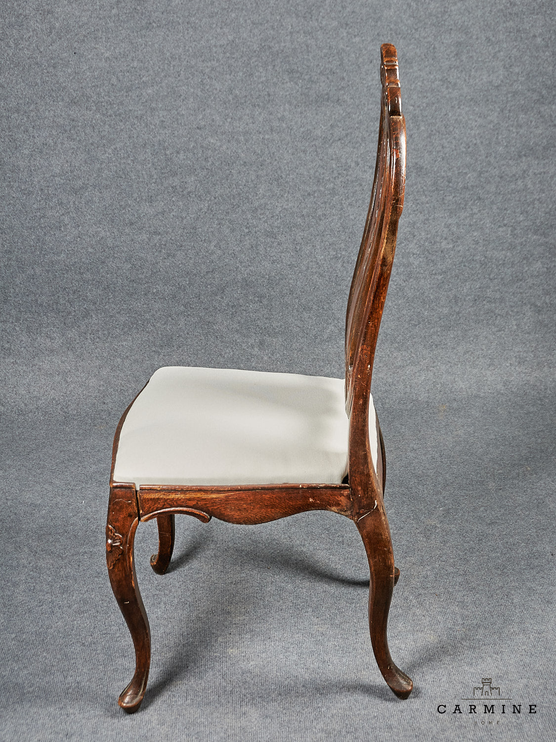 1 pair of Bernese tongue chairs, 18th century