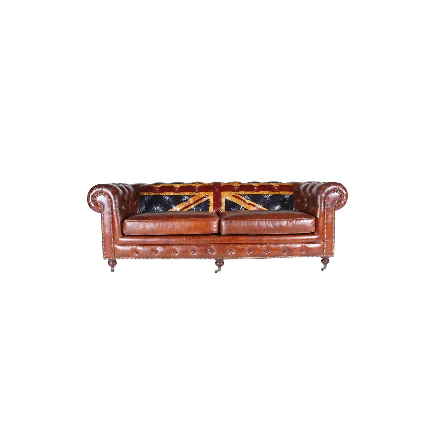 Chesterfield Sofa "Union Jack", 3-Plätzer