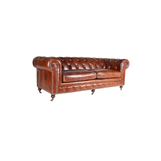 Canapé Chesterfield, 3 places