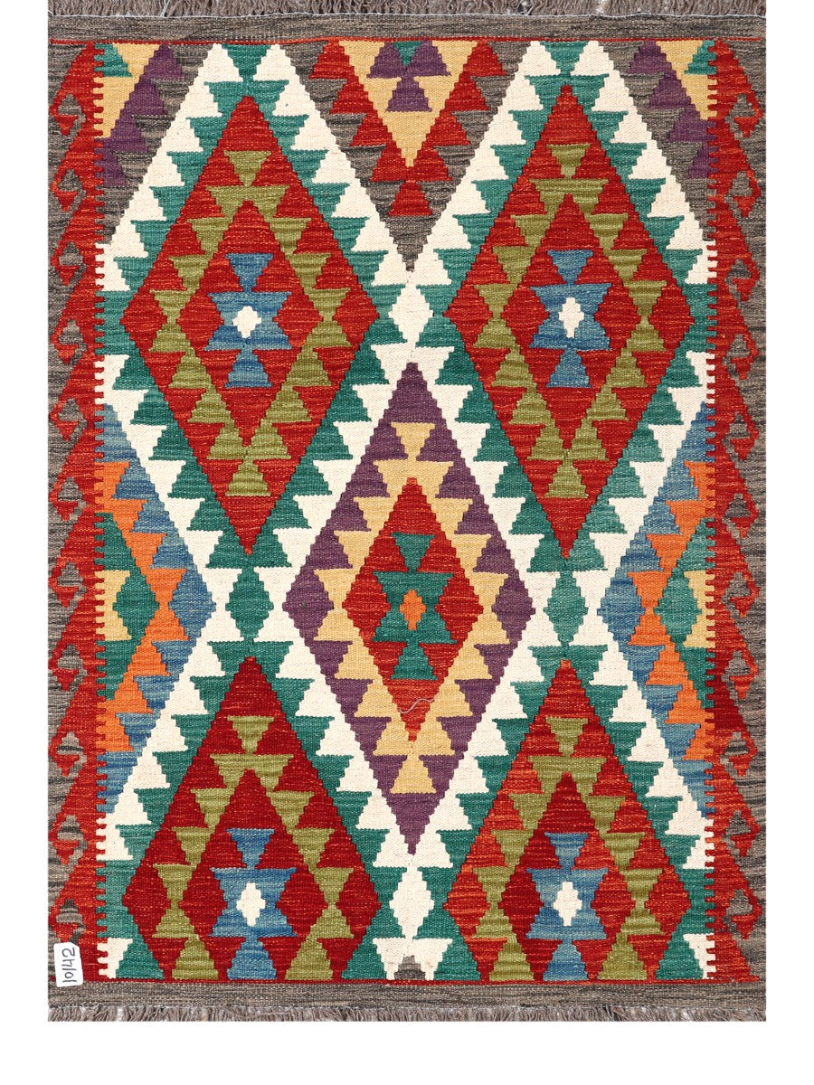 Maimana Afghanistan Kilim Rug - 149 x105 cm-0