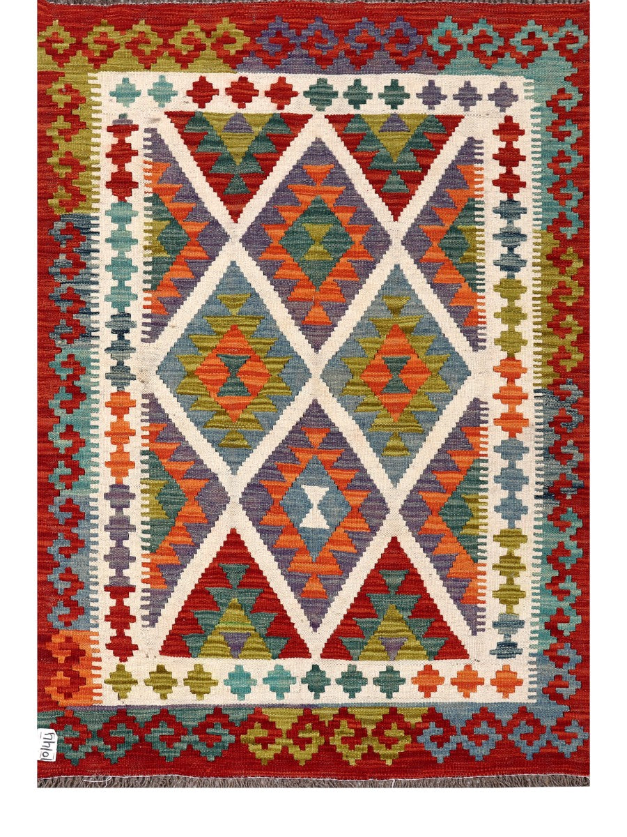 Maimana Afghanistan Kilim Rug - 153 x107 cm-0