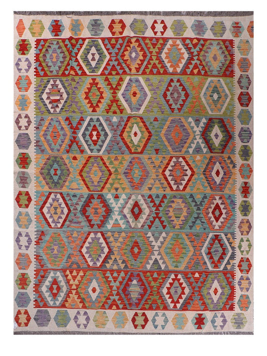 Maimana Afghanistan Kilim Rug - 337 x250 cm-0