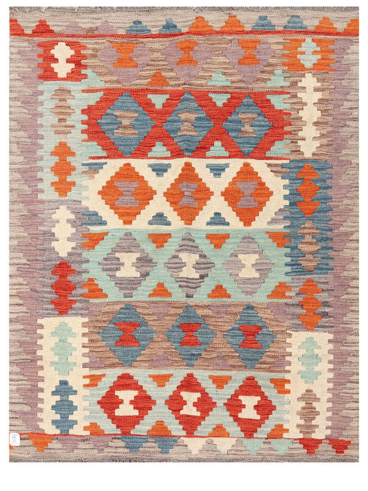 Maimana Afghanistan Kilim Rug - 164 x126 cm-0