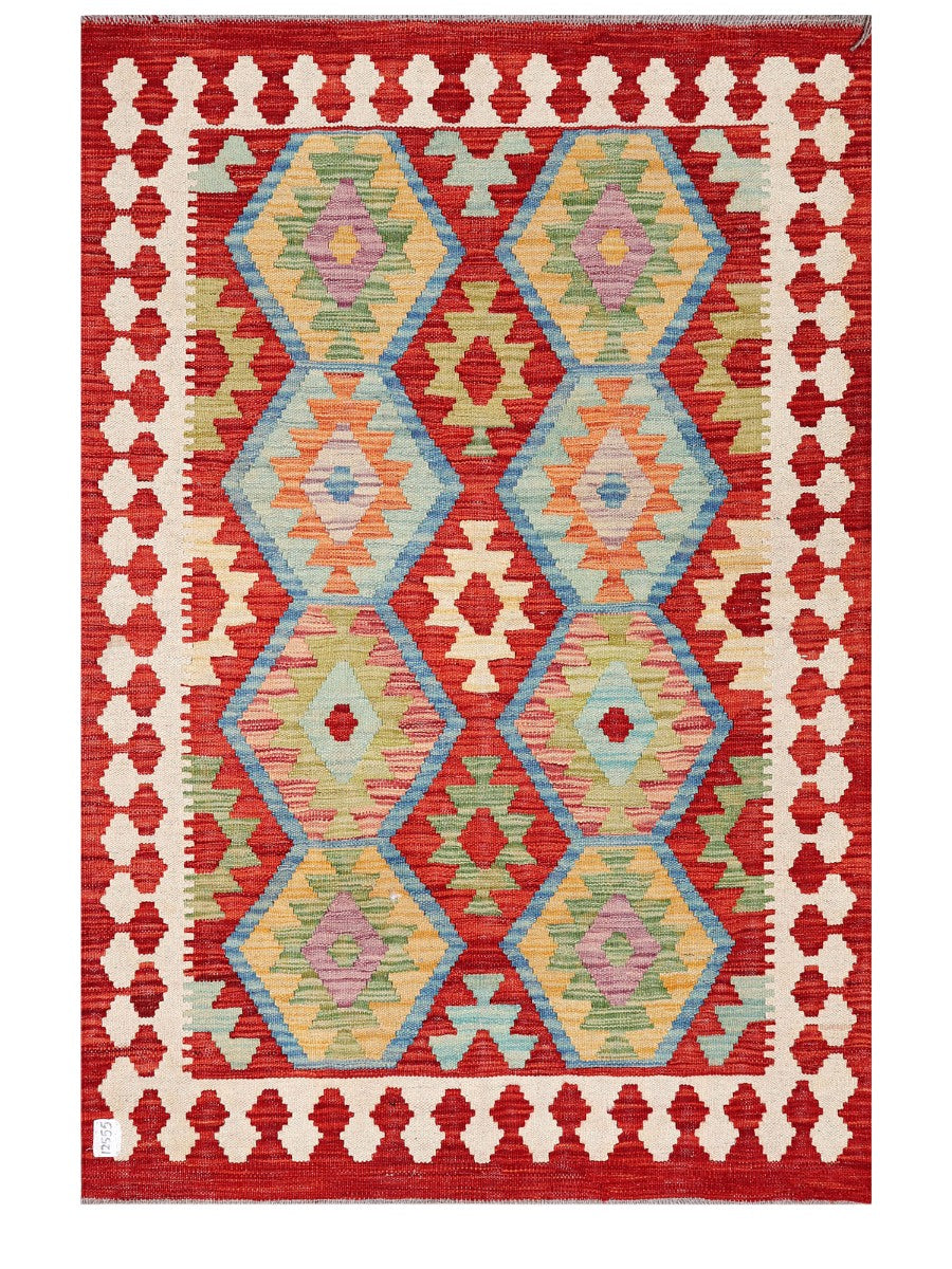 Maimana Afghanistan Kilim Rug - 153 x105 cm-0