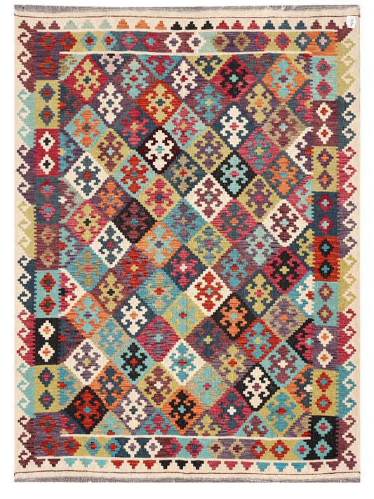 Maimana Afghanistan Kilim Rug - 247 x179 cm-0