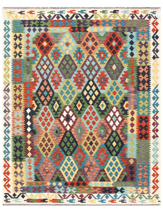Maimana Afghanistan Kilim Rug - 255 x204 cm-0
