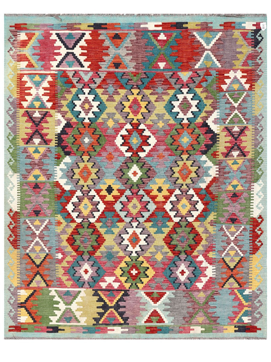 Maimana Afghanistan Kilim Rug - 246 x199 cm-0