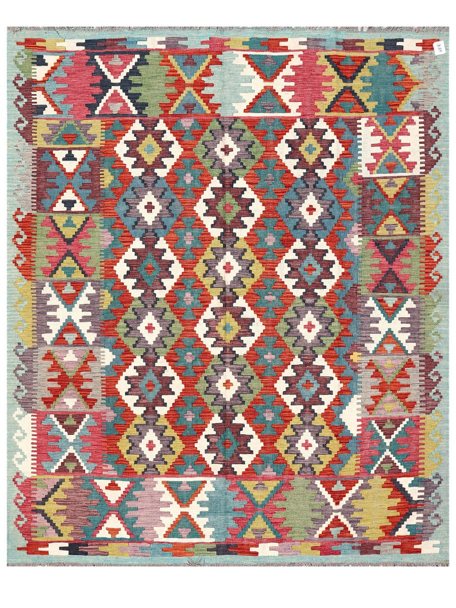 Maimana Afghanistan Kilim Rug - 244 x200 cm-0