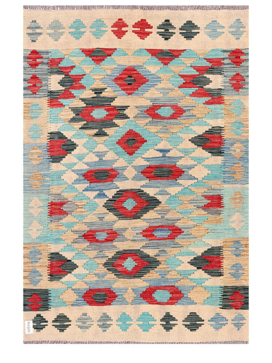Maimana Afghanistan Kilim Rug - 172 x118 cm-0