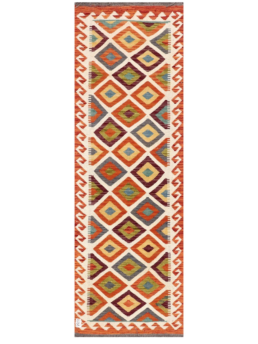 Maimana Afghanistan Kilim Rug - 215 x70 cm-0