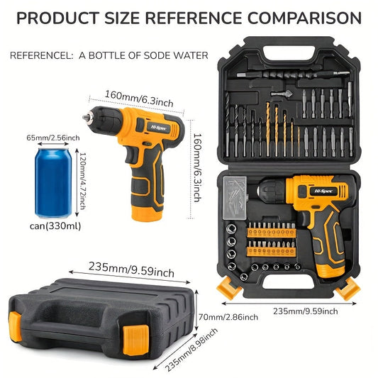 Electric Repair Tool Kit with 8V Cordless Driver-1