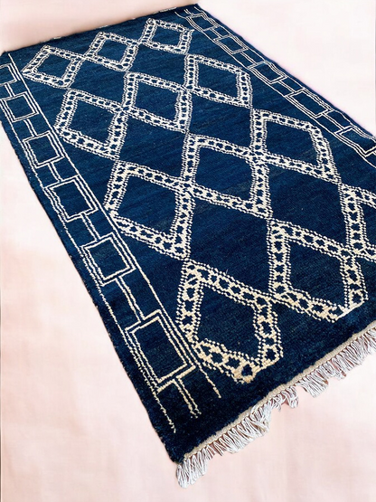 Nomad Hand Knotted Rug - 189 x 122 cm-3