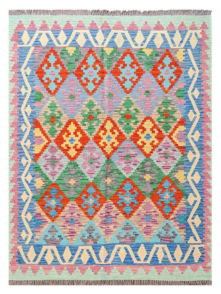 Maimana Afghanistan Kilim Rug - 173 x 130 cm-0