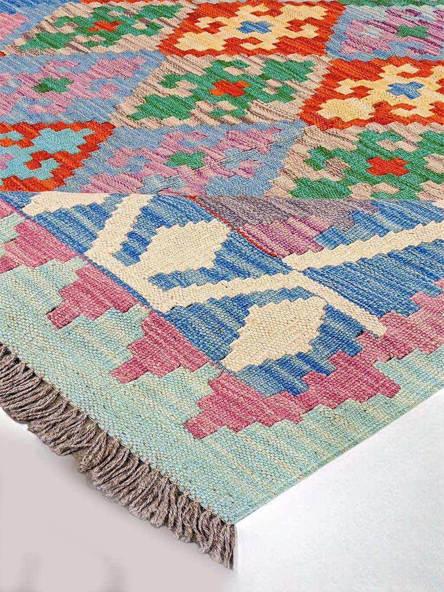 Maimana Afghanistan Kilim Rug - 173 x 130 cm-2