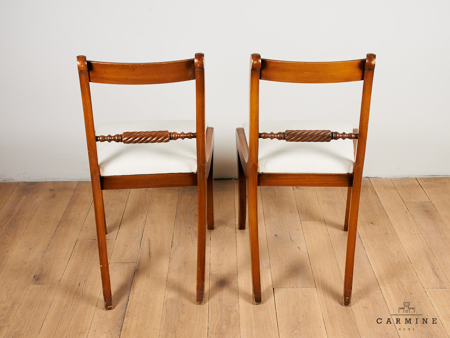 1 paar englische Stühle, 19. Jahrhundert