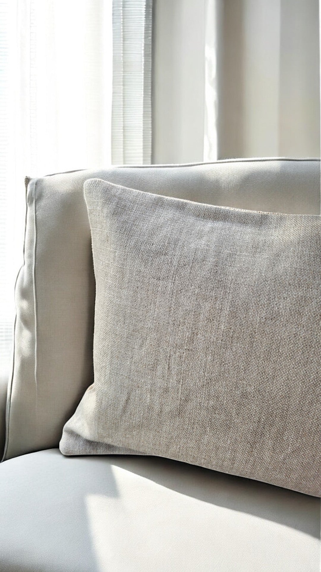 Linen Cru & Jute Cushion 30x50-4