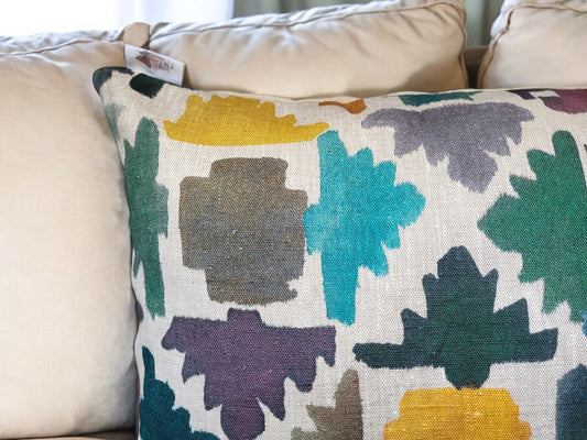 Minimal Vivid Linen cushion cover