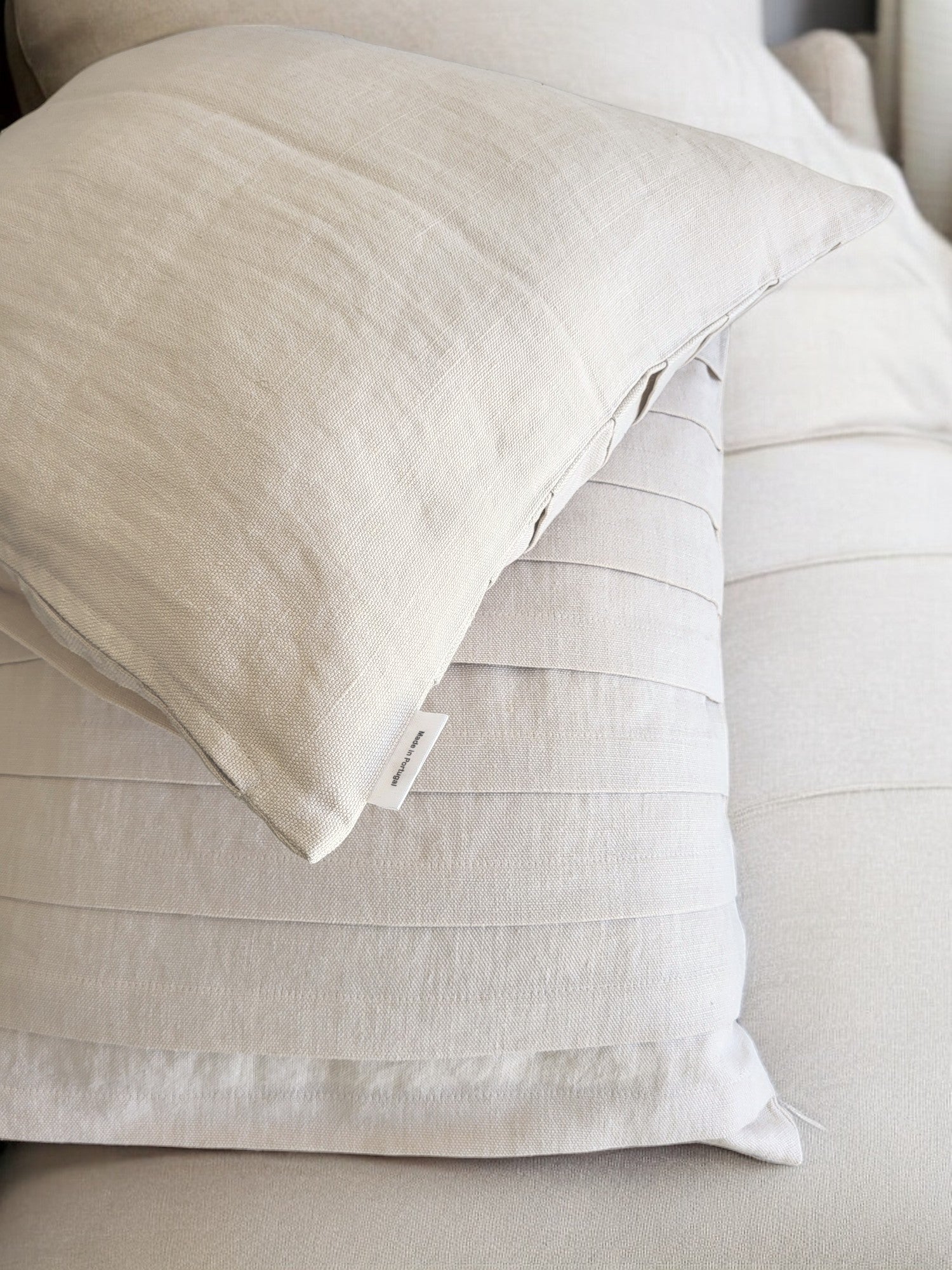 Pink Pearl Cushion Collection - Heavy Linen-2