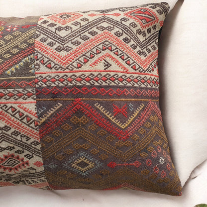 Echos of the Loom - Traditional kilim - Cushion Cover-1