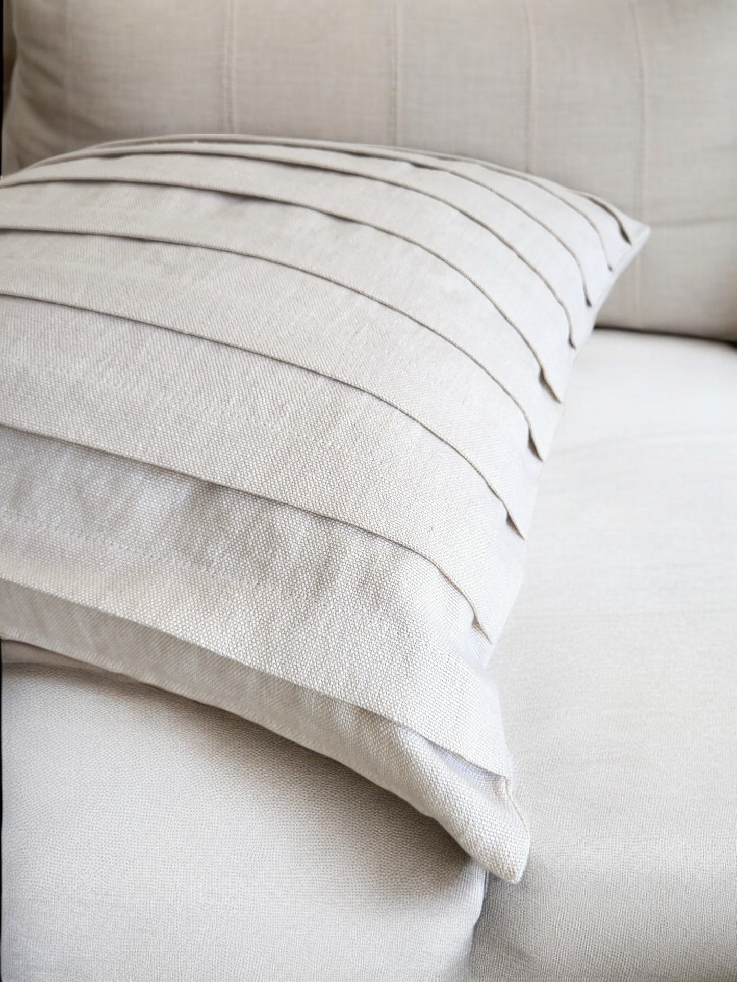 Pink Pearl Cushion Collection - Heavy Linen-6