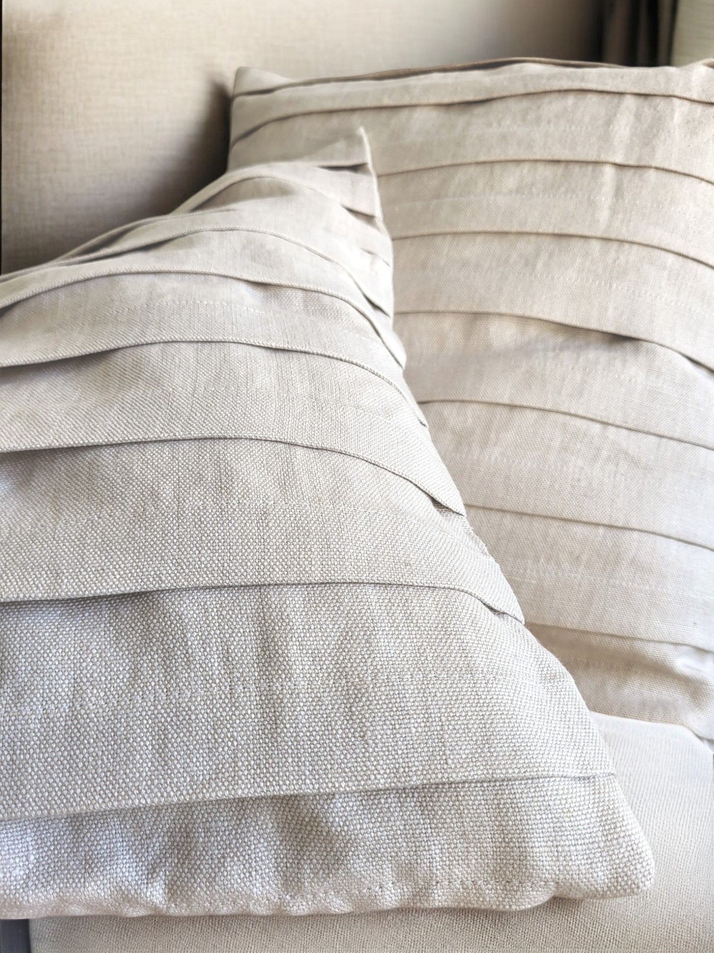 Pink Pearl Cushion Collection - Heavy Linen-1