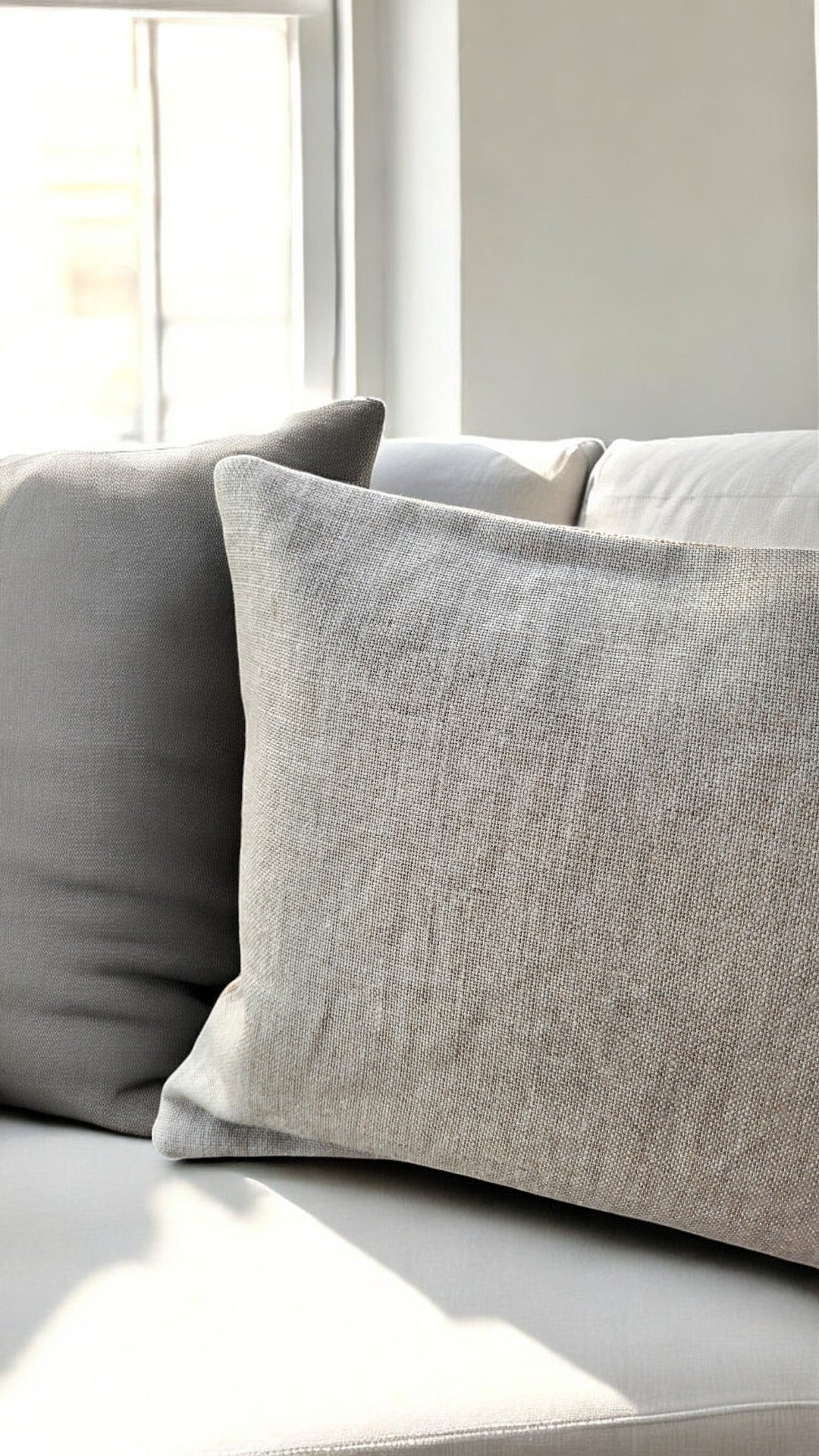 Linen Cru & Jute Cushion 30x50-7