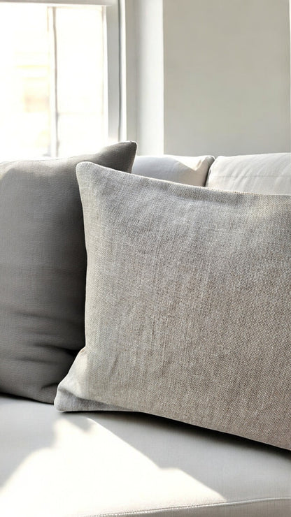 Linen Cru & Jute Cushion 30x50-7