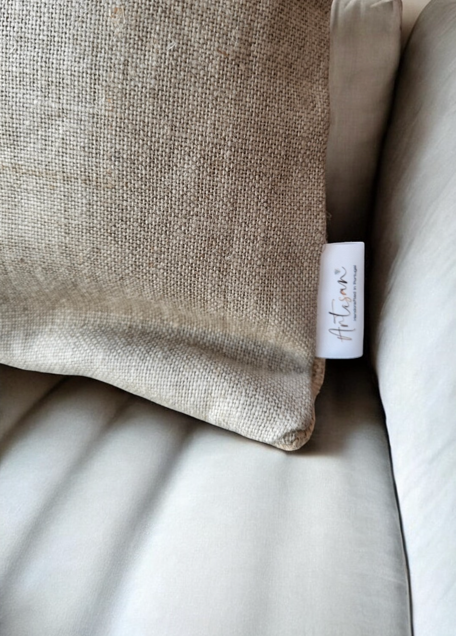 Linen Cru & Jute Cushion 30x50-5