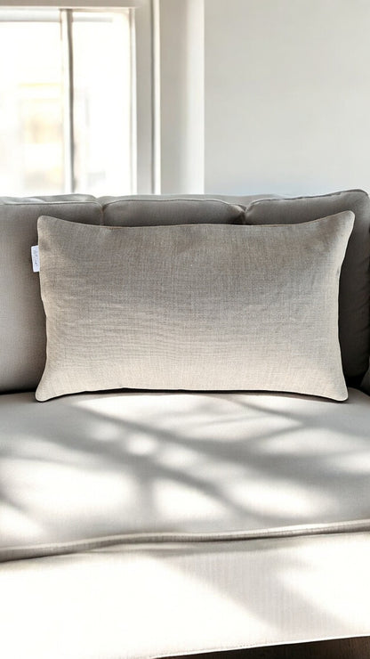 Linen Cru & Jute Cushion 30x50-3